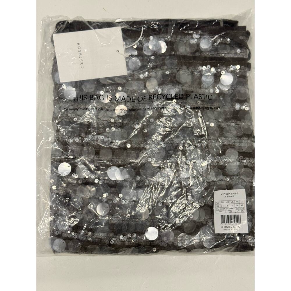 HOSBJERG Veneda Skirt Size XS Gray / Brown - Picture 4 of 4